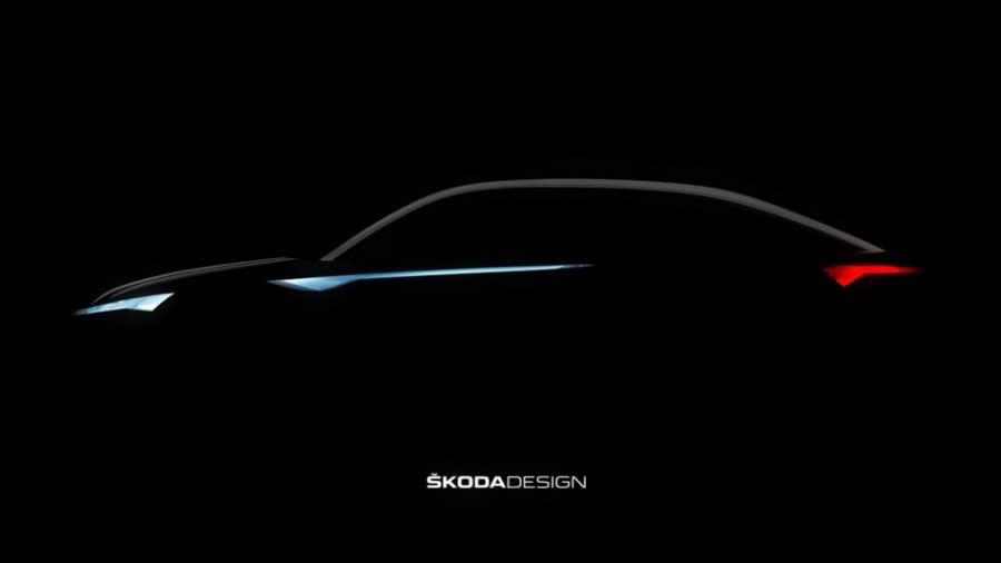 Skoda Vision E Concept預告上海車展亮相，難道會是傳說中的Kodiaq Coupe？