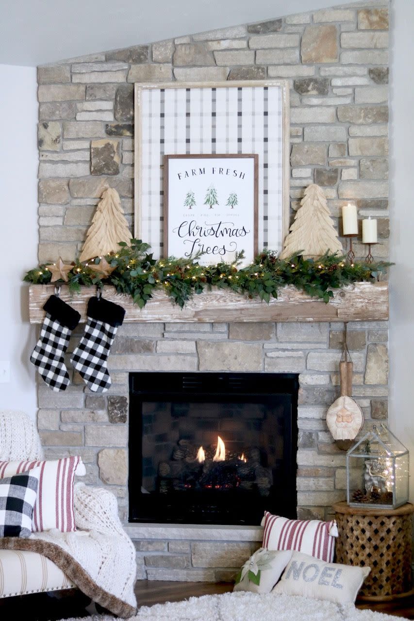 DIY Plaid Sign