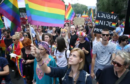 Sarajevo hosts its first Gay Pride march amidst security concerns