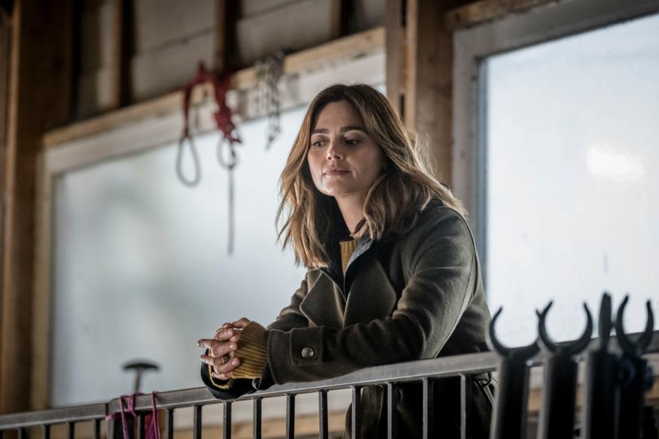 Jenna Coleman in ‘The Jetty’ (BBC/Firebird Pictures/Ben Blackall)