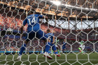 Soccer Football - World Cup - Group D - Nigeria vs Iceland - Volgograd Arena, Volgograd, Russia - June 22, 2018 Nigeria's Ahmed Musa scores their second goal REUTERS/Toru Hanai