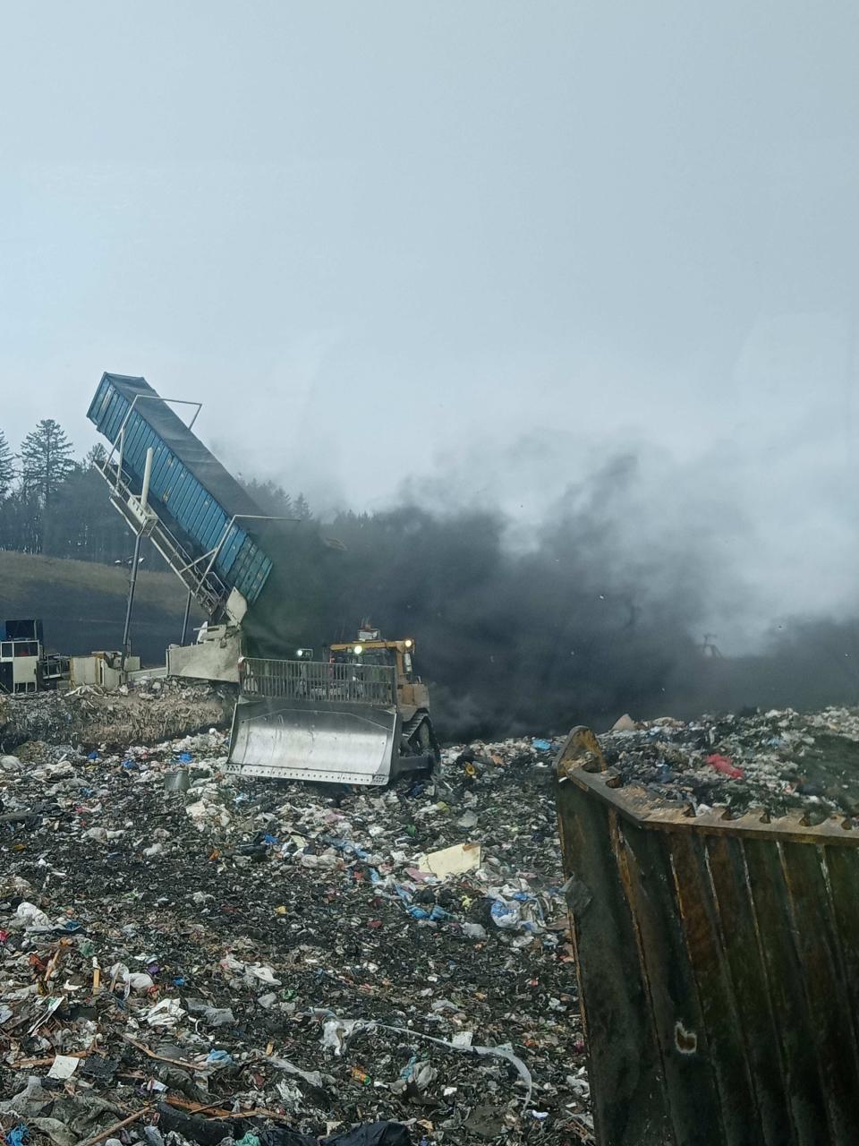 Coffin Butte workers say they are not protected from airborne emissions while working in the landfill.