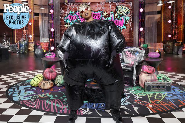 <p>Chris Millard/Warner Bros</p> Jennifer Hudson as Missy Elliott on 'The Jennifer Hudson Show'