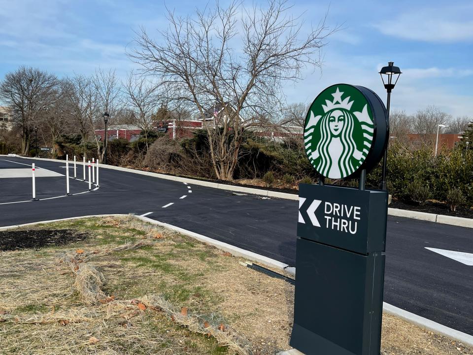 Starbucks, seen here on Jan. 14, 2022, opens its first standalone cafe in Toms River on Jan. 21, 2022.