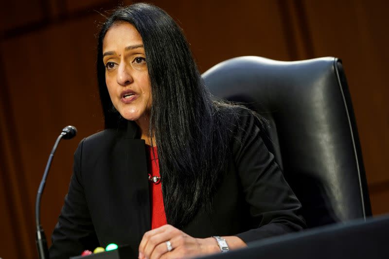 Nominee to be Associate Attorney General Vanita Gupta testifies in Washington