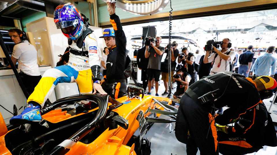 McLaren與Alonso商討測試其2019年F1賽車