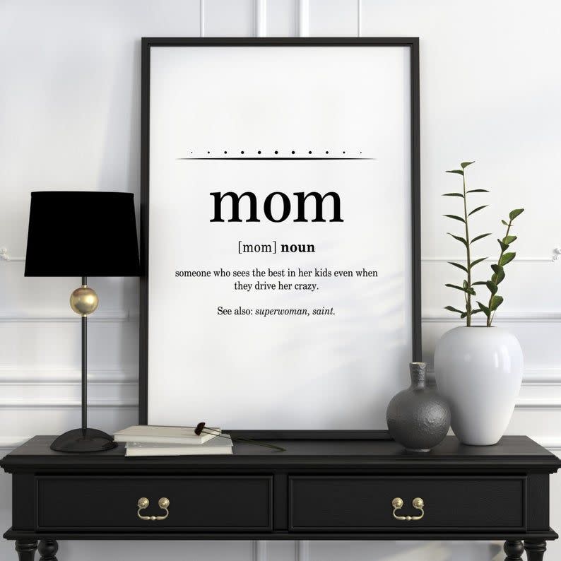 3) Mom Wall Print