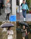 Cuando el clima no acompaña y la lluvia se apodera del día, algunas celebridades eligen ponerle glam a su atuendo. Te mostrarlos los looks que las famosas eligen para los días más grises. (Texto: Verónica Salatino/Fotos: Wireimage).