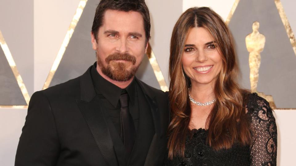 Christian Bale and wife Sibi Blazic attends the 88th Annual Academy Awards at Hollywood &amp; Highland Center on February 28, 2016 in Hollywood, California