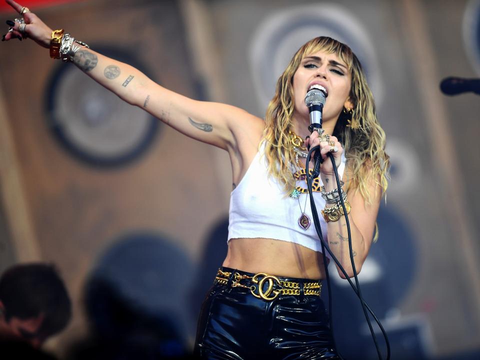 miley cyrus glastonbury