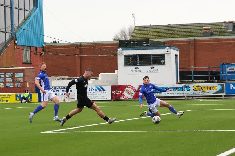 Josh McPake on target in the meeting at Palmerston earlier this year