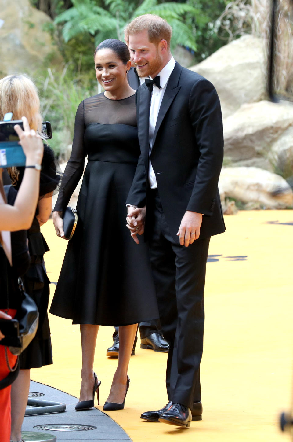 The Duke and Duchess of Sussex attend the European Premiere of Disney's The Lion King at the Odeon Leicester Square, London.