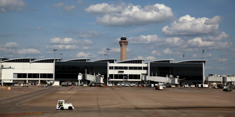 George Bush Intercontinental Airport on May 11, 2020 in Houston, Texas.