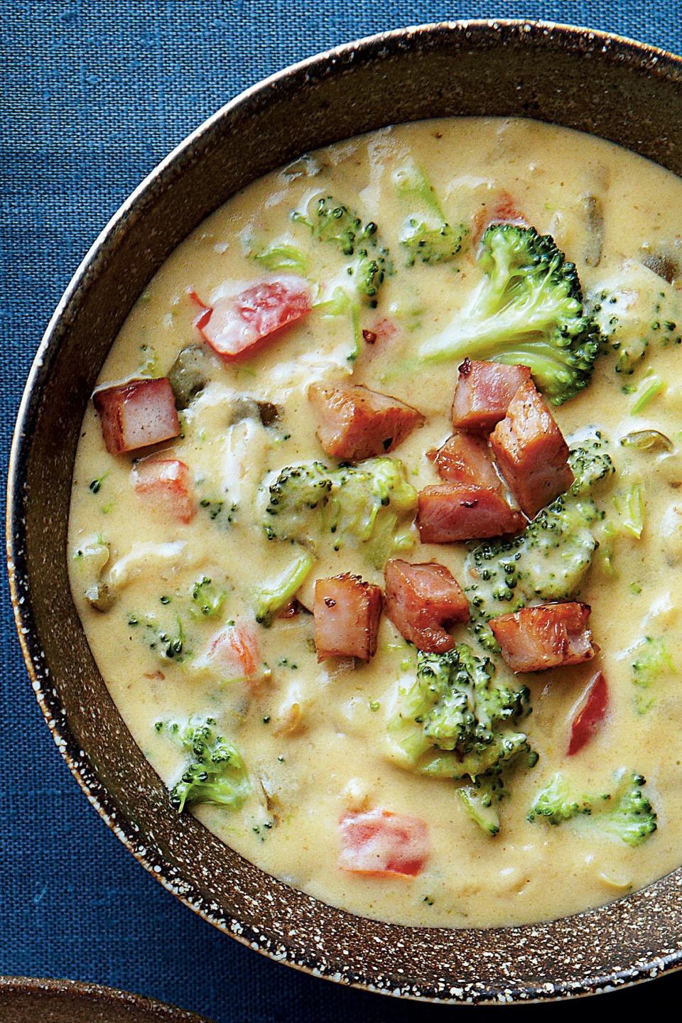 Queso-Broccoli Potato Chowder