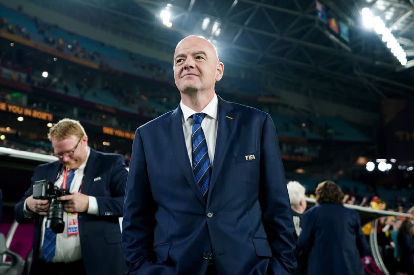 Gianni Infantino has said blue cards will not be used in elite football