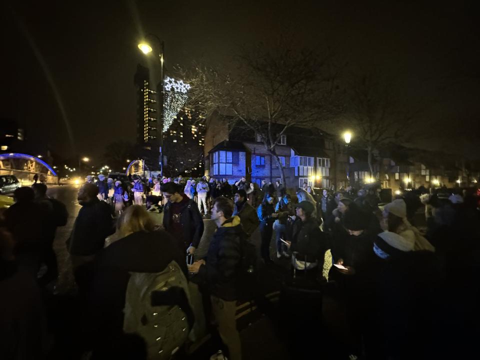 Passengers were left looking for alternative transport on London’s streets (Mikey Worrall/PA)