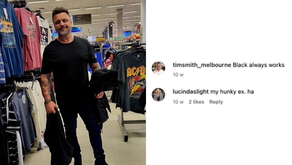 MAFS’ Timothy Smith / Lucinda Light's comment calling him her 'hunky ex'.