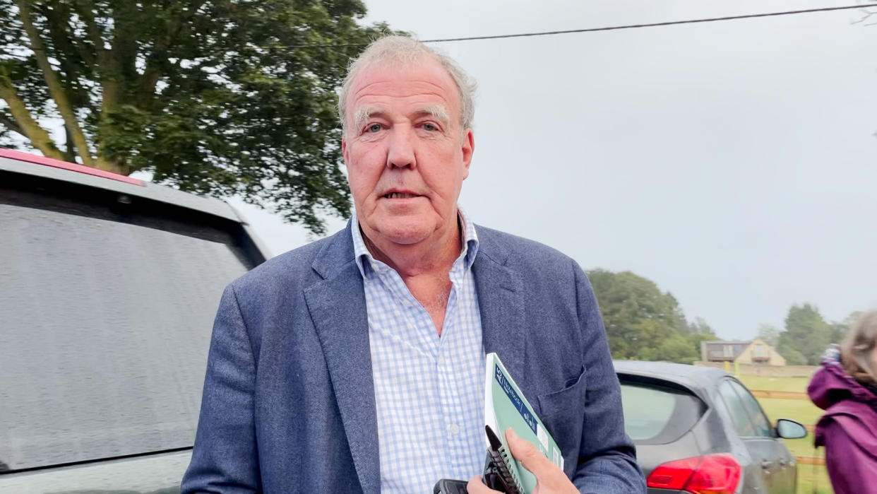 Jeremy Clarkson at the Memorial Hall in Chadlington.