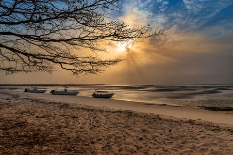 A sandy beach in Guinea-Bissau - Credit: GETTY