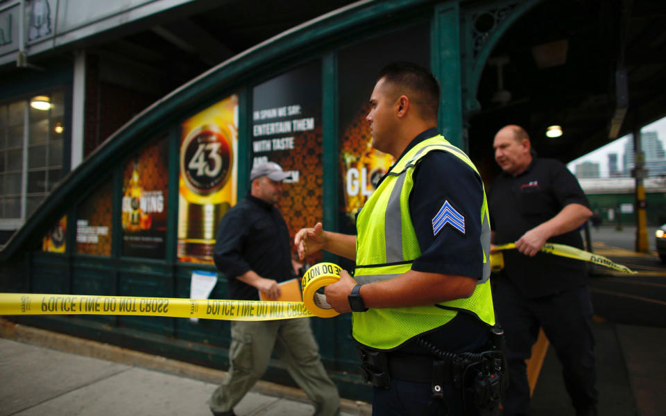 PATH and NJ Transit was shut down after the accident in Hoboken, New Jersey, on Sept. 29, 2016.