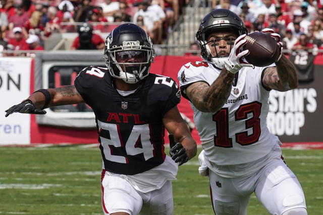 Falcons' Terrell returns to practice after missing 3 games