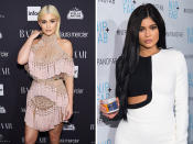 Jüngstes Beispiel bei den Damen ist dagegen Kylie Jenner. Das Model hat sich kurz vor der New York Fashion Week für eine krasse Typveränderung entschieden und präsentiert sich plötzlich komplett erblondet. Eigentlich kennt man auch die 19-Jährige überwiegend mit ihrer dunkelbraunen, fast schon schwarzen Haarpracht. (Bild-Copyright: Dimitrios Kambouris/Getty Images/Mike Windle/Getty Images)