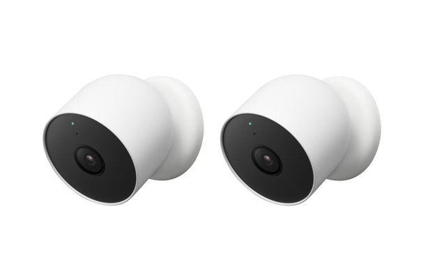 Google Nest Cam Wire-Free Indoor/Outdoor Security Camera - 2 Pack. Image via Best Buy Canada.