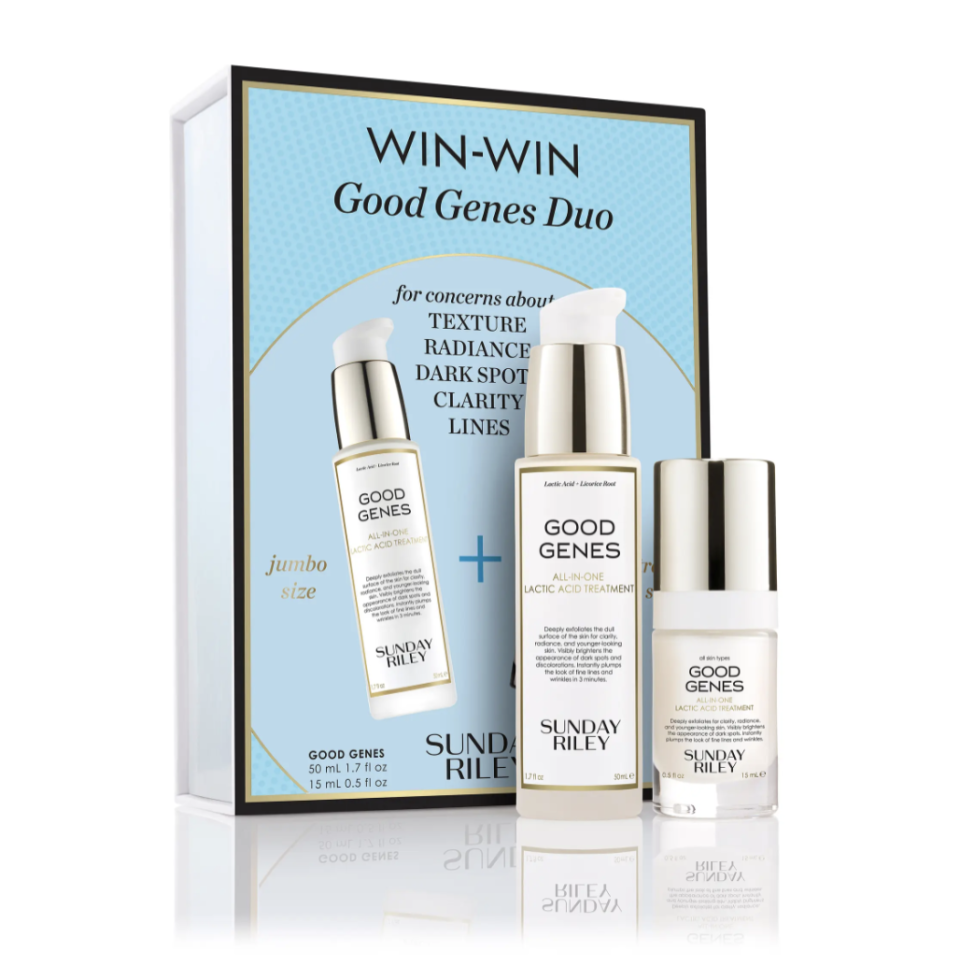 5) Good Genes All-in-One Lactic Acid Exfoliating Face Treatment Set