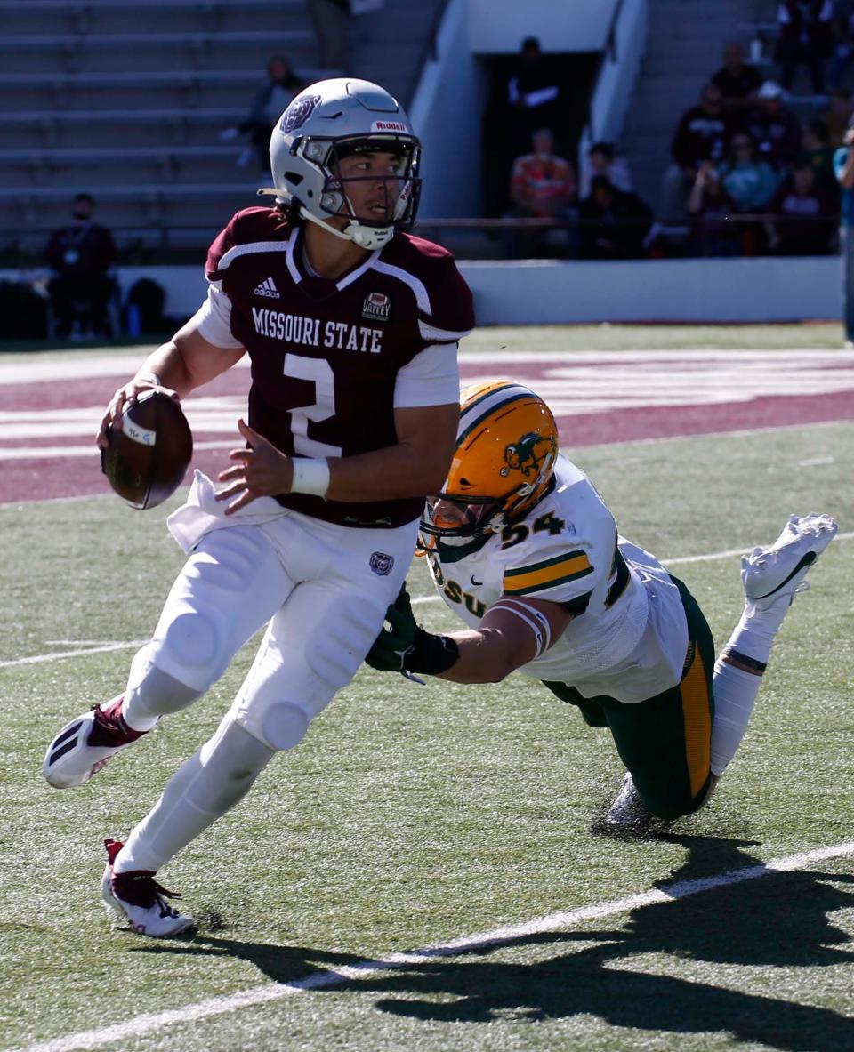 Scenes from Missouri State football's loss to North Dakota State on Saturday, Oct. 7, 2023, at Plaster Stadium in Springfield, Missouri.