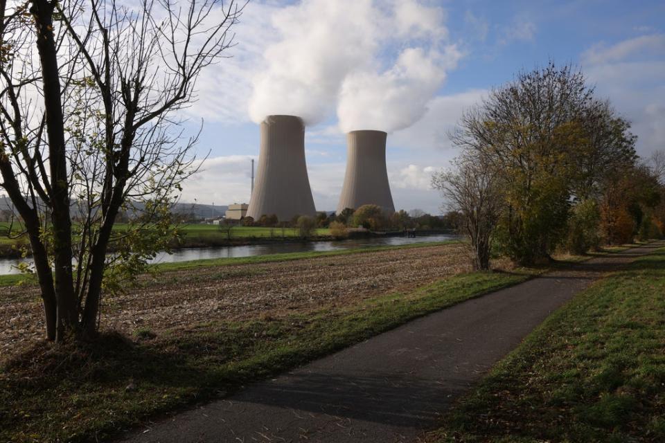 Cooling towers at the Grohnde nuclear plant in Germany (Getty)