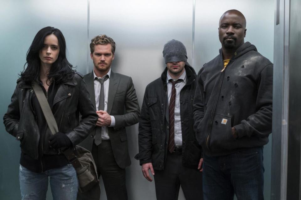 The Defenders: The cast of Marvel's new Netflix instalment (Sarah Shatz/Netflix)