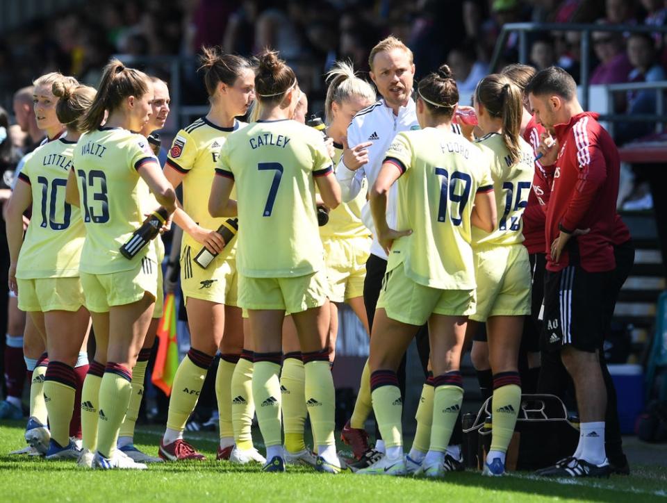 Arsenal narrow missed out on the WSL title  (Arsenal FC via Getty Images)