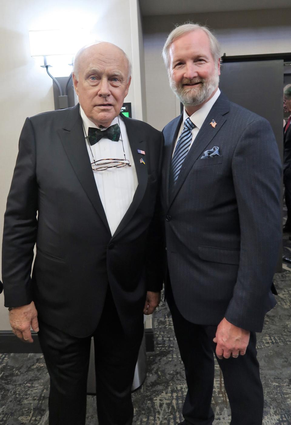 George Patton "Pat" Waters and Rep. Chris Todd, R-Madison County, attended the Salute to Our Veterans Military Ball in Jackson, Tennessee on Saturday, November 8, 2022.