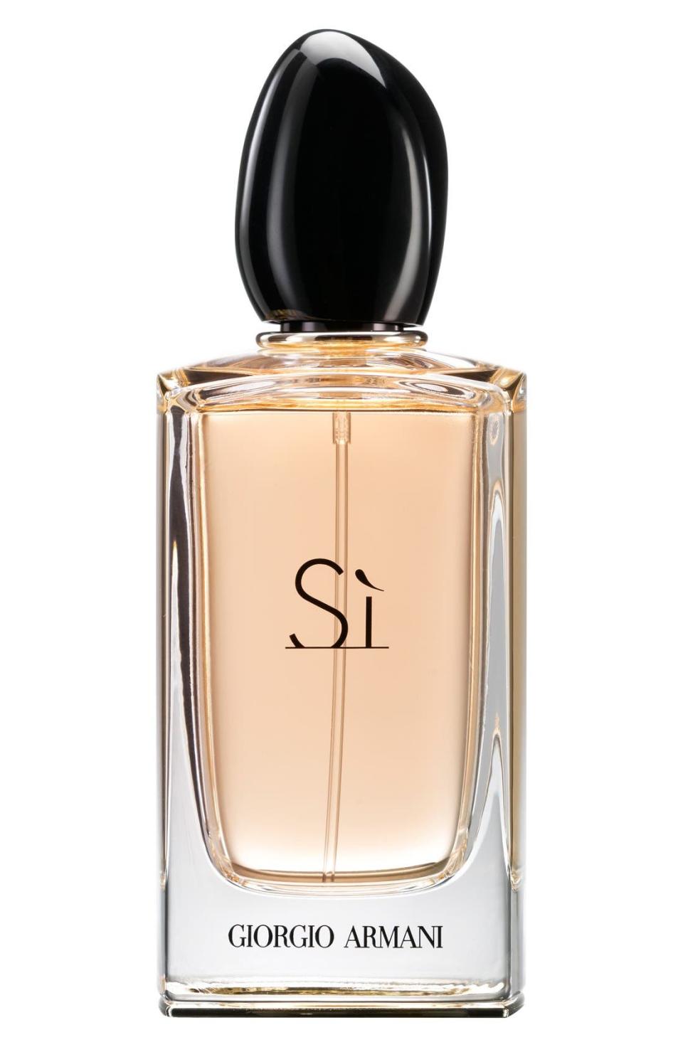 <p><a href="https://go.redirectingat.com?id=74968X1596630&url=https%3A%2F%2Fwww.sephora.com%2Fproduct%2Fsi-eau-de-parfum-P388029&sref=https%3A%2F%2Fwww.redbookmag.com%2Fbeauty%2Fmakeup-skincare%2Fg45714504%2Fbest-perfume-for-wome1%2F" rel="nofollow noopener" target="_blank" data-ylk="slk:Shop Now;elm:context_link;itc:0;sec:content-canvas" class="link ">Shop Now</a></p><p>Sì Eau de Parfum Fragrance</p><p>sephora.com</p><p>$158.00</p><span class="copyright">Sephora</span>