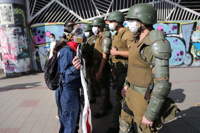 May Day rally in Santiago