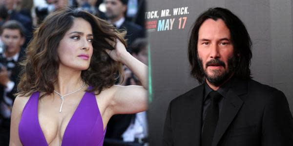 Salma Hayek y Keanu Reeves cumplen años y los fans lo celebran en redes sociales