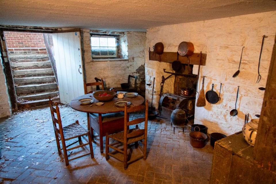 The quarters where the enslaved people worked at Hopemont in Lexington, Ky., Tuesday, September 14, 2021. Tours at Hopemont are focused on “telling a more inclusive story” about the family that lived here and how they gained their wealth according to Jackson Osborne, the Preservation Outreach Coordinator for the Blue Grass Trust.