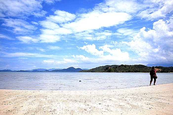 Crystal clear: The uninhabited Puhawang Kecil island has crystal clear water as well as stunning vista. (