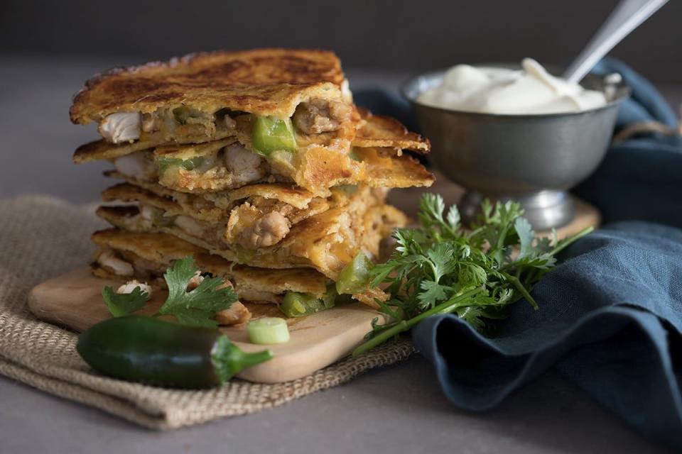 Keto Chicken Quesadillas