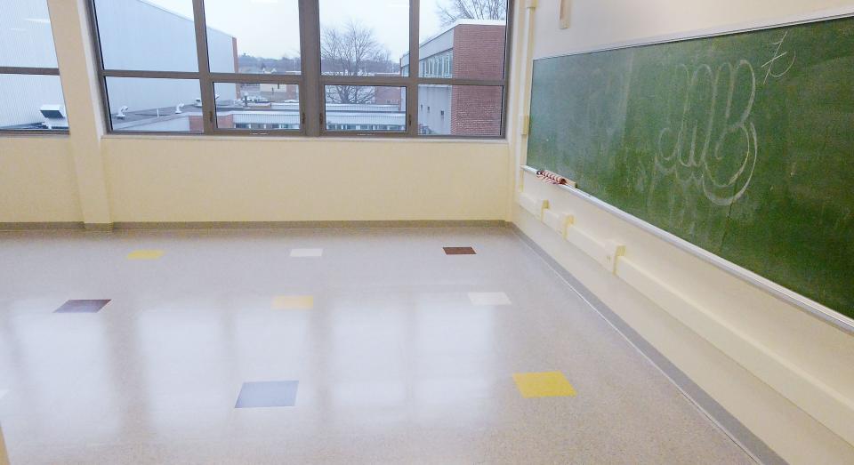 A new classroom at Erie High School will open soon as part of phased renovations.