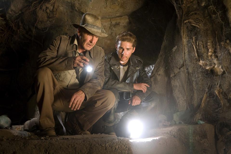 INDIANA JONES AND THE KINGDOM OF THE CRYSTAL SKULL, (aka INDIANA JONES 4), Harrison Ford, Shia LaBeouf, 2008. ©Paramount/courtesy Everett Collection