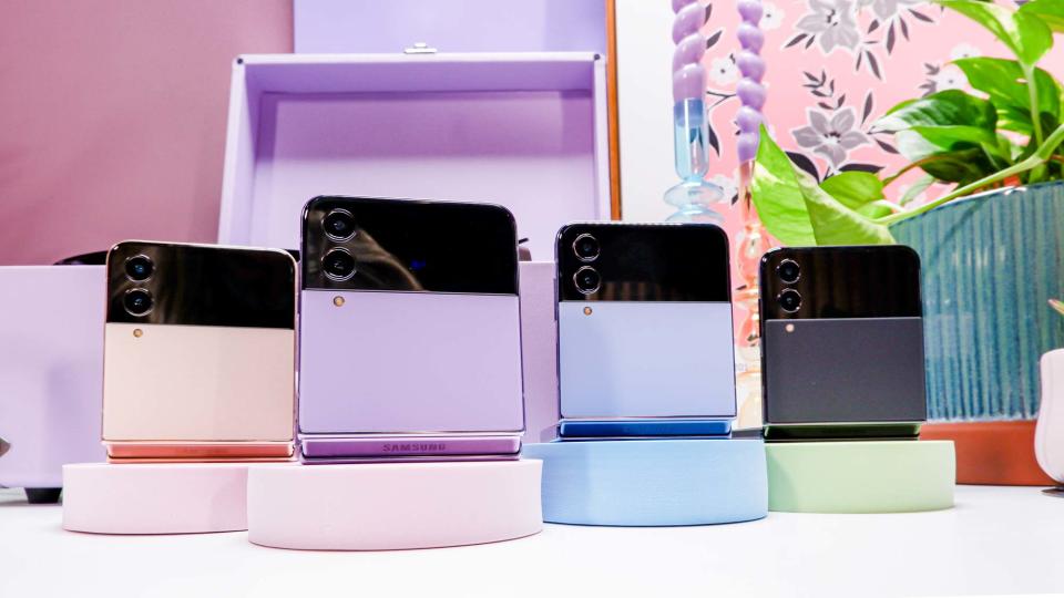 galaxy z flip 4 in all colors