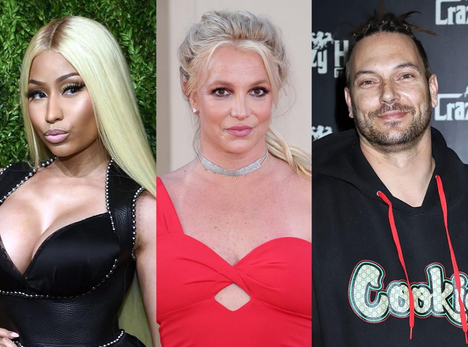 Nicki Minaj, Britney Spears, Kevin Federline