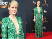 <p>… in Prada bei den Emmy Awards. Nicht zu übersehen - und das war auch gut so. (Bilder: WENN) </p>