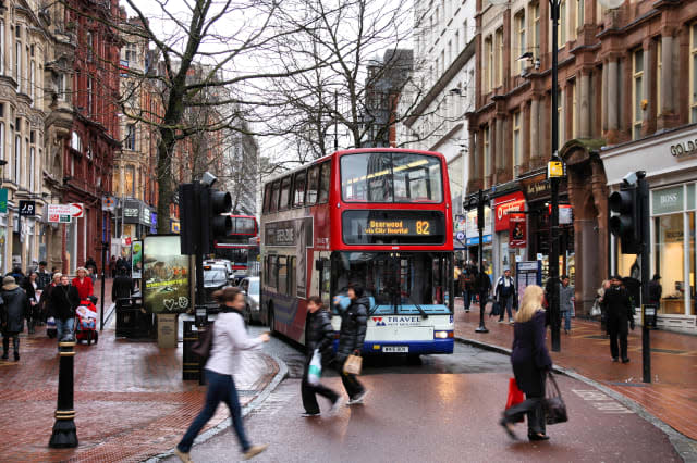 Birmingham is bus capital of Europe