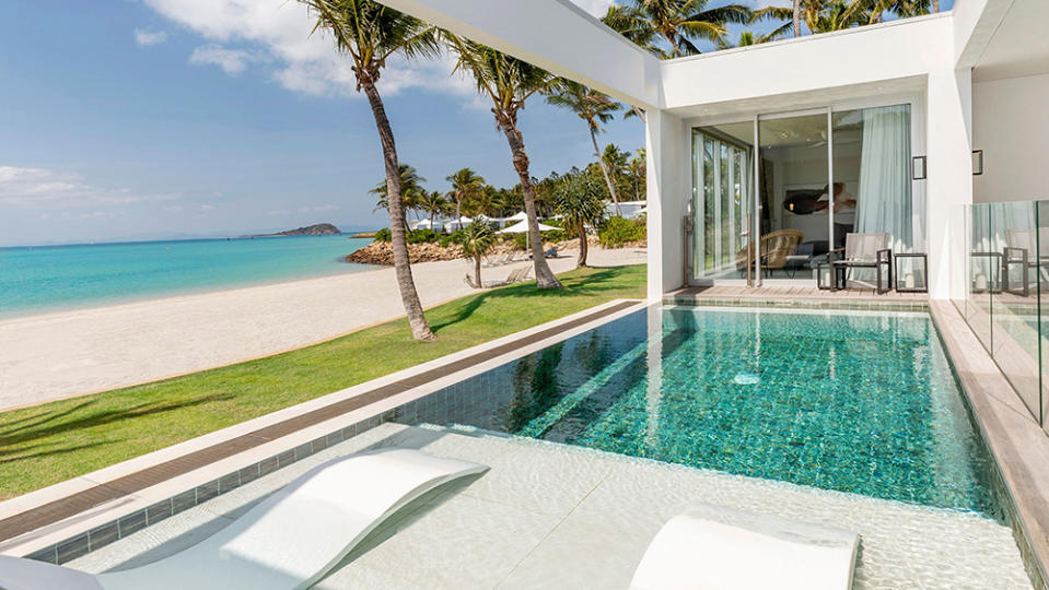 The three-bedroom beach house at the InterContinental Hayman Island Resort. - Credit: Siobhan Foulkes