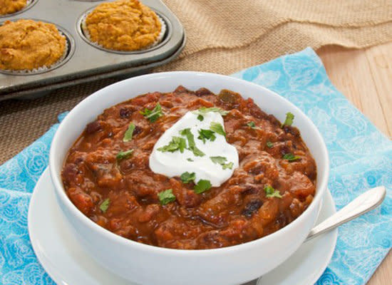 <strong>Get the <a href="http://sweetpeaskitchen.com/2012/09/pumpkin-chili/">Pumpkin Chili recipe</a> by Sweet Pea's Kitchen</strong>