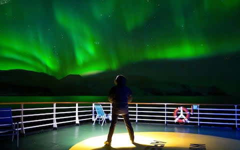 Hurtigruten offers a second week-long voyage for free if the lights don’t appear on the first occasion - Credit: Hurtigruten