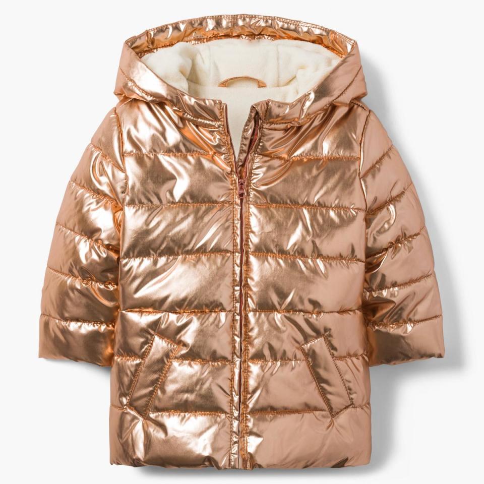 Metallic Puffer Jacket (Photo: Gymboree)