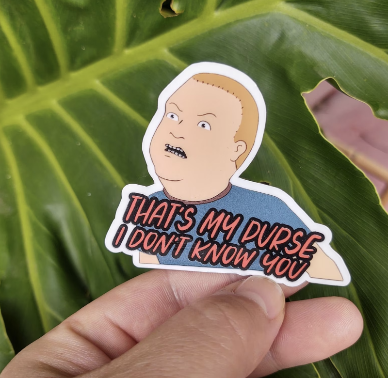 king of the hill sticker